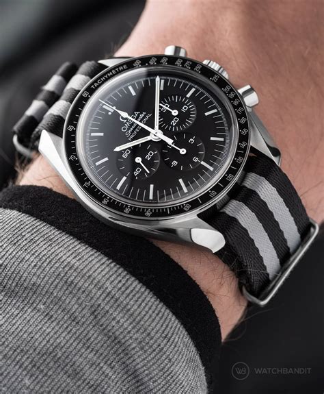 omega speedmaster professional nylon strap|genuine omega watch strap 18mm.